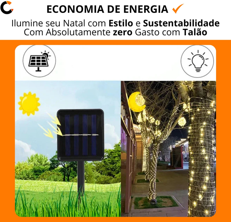 Pisca-Pisca Em Led Solar - christmas light (OFERTA DE NATAL)