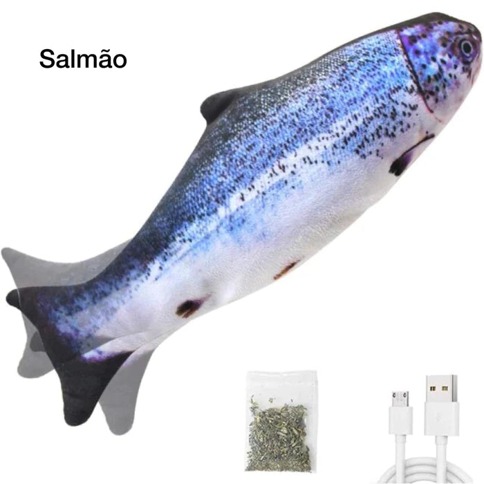 Peixe Eletrônico Para Gatos - fishfor - Classico Boom